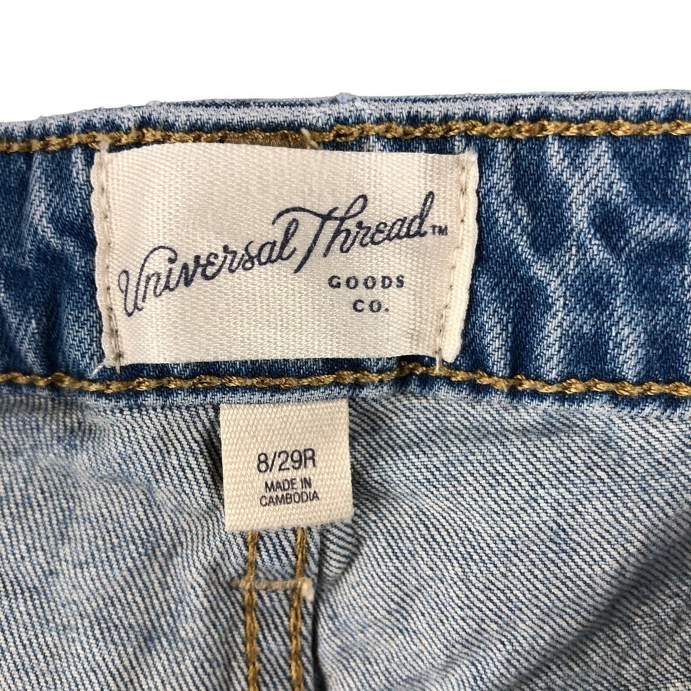 Universal Thread Vintage Mini Button Fly Raw Hem … - image 4